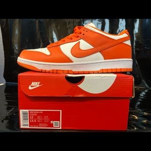 Nike Dunk Low - Syracuse (White/Orange) Size 12
